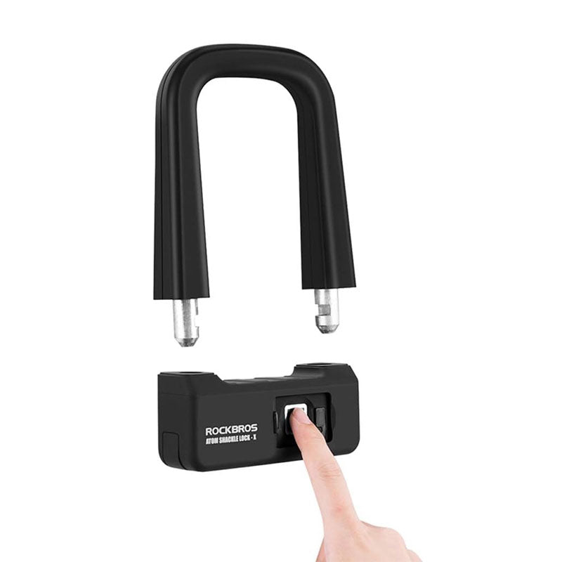 Candado Electronico ROCKBROS Tipo U con huella Dactilar